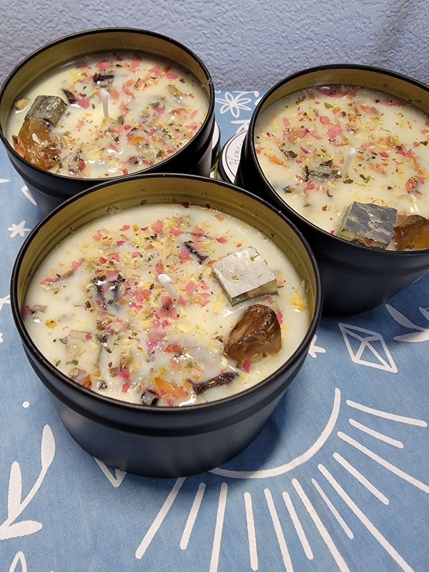 Abundance
Chakra
Manifestation 
Manifesting 
Soy candle
Candles
Shampoo bar
Shampoo
Crystal candles
Metaphysical