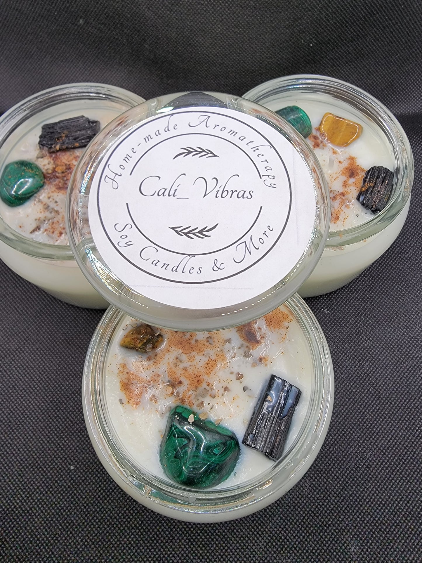 Divine Masculine Crystal Candle