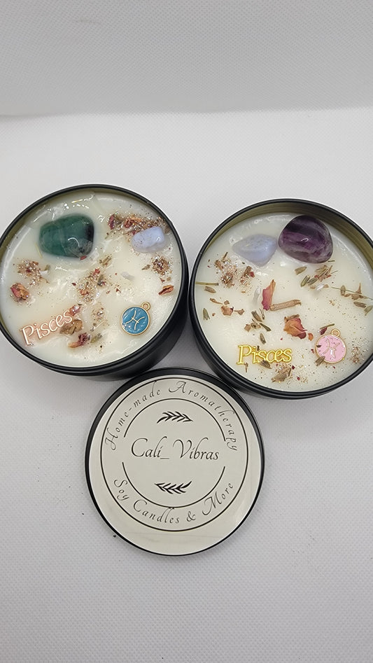 Pisces Zodiac Candle