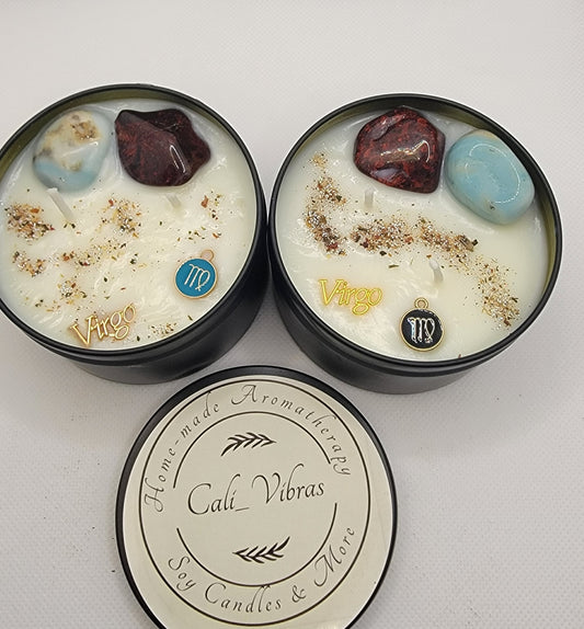 Virgo Zodiac Candle