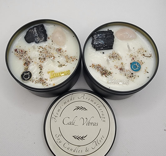 Taurus Zodiac Candle