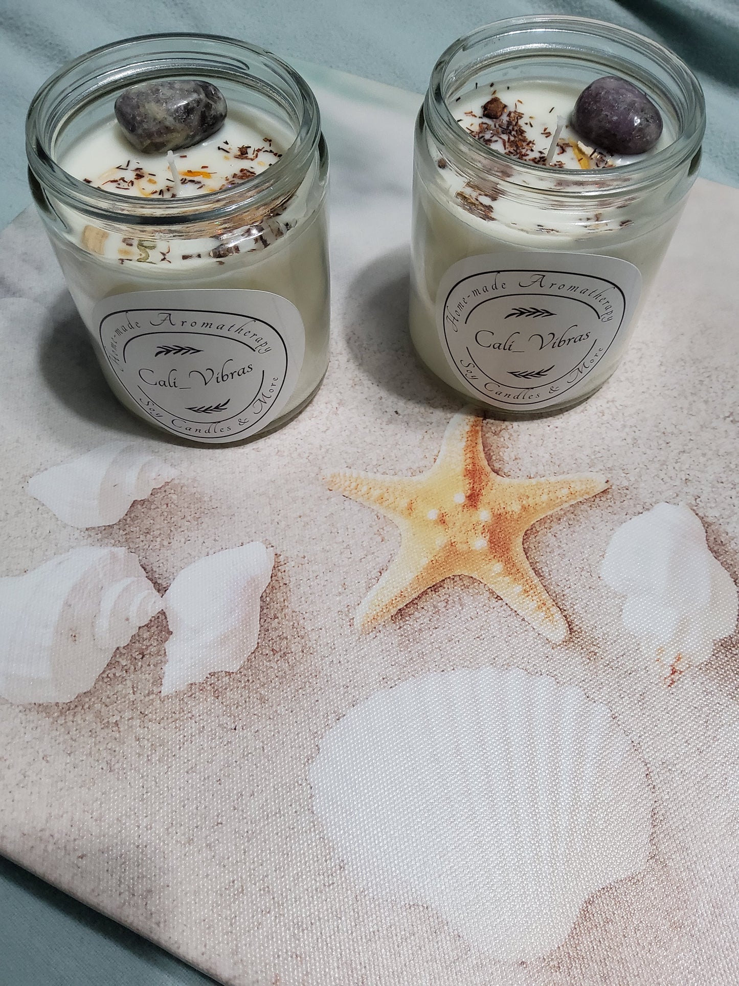 Lepidolite Soy Candle