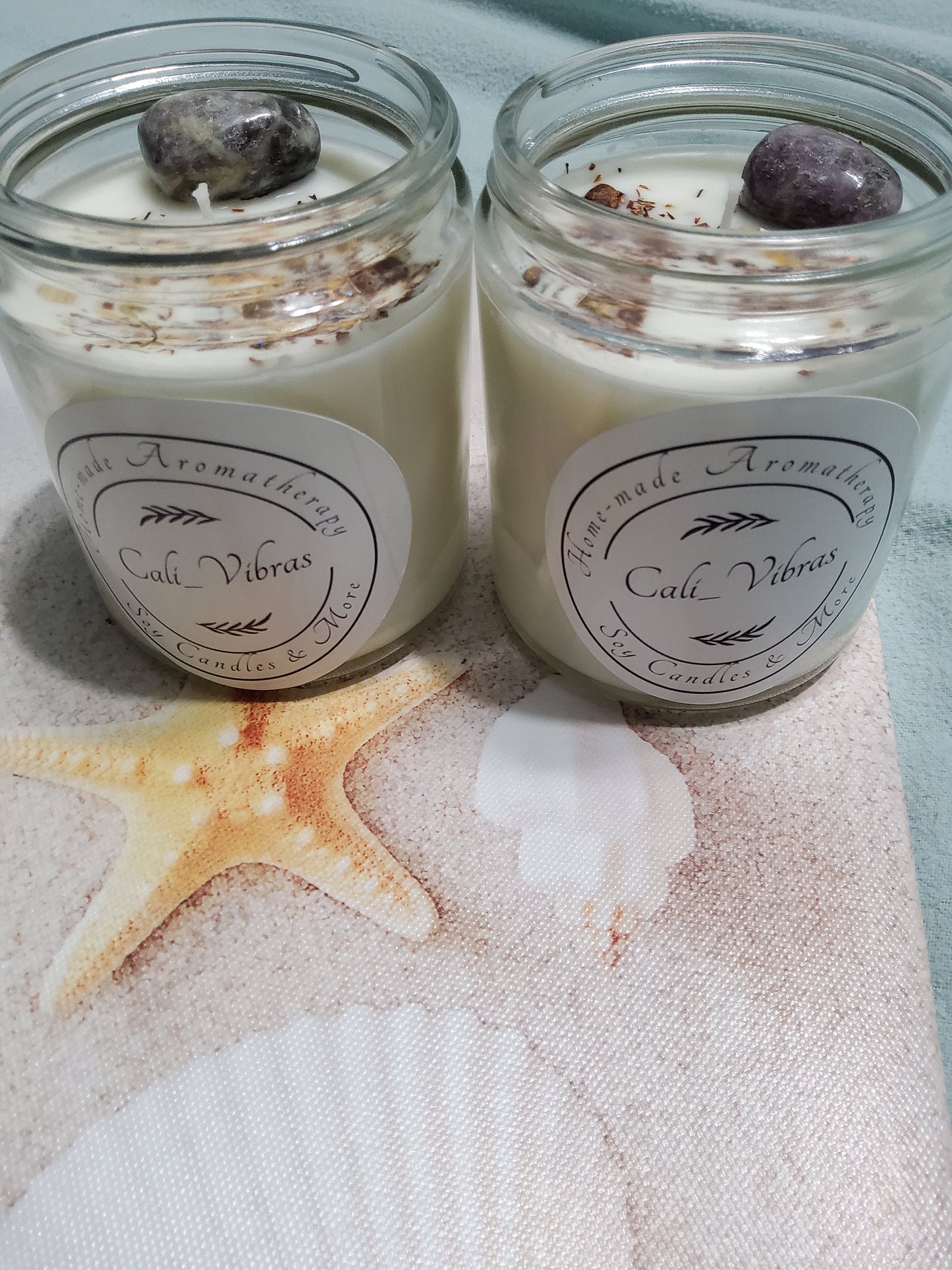 Lepidolite Soy Candle