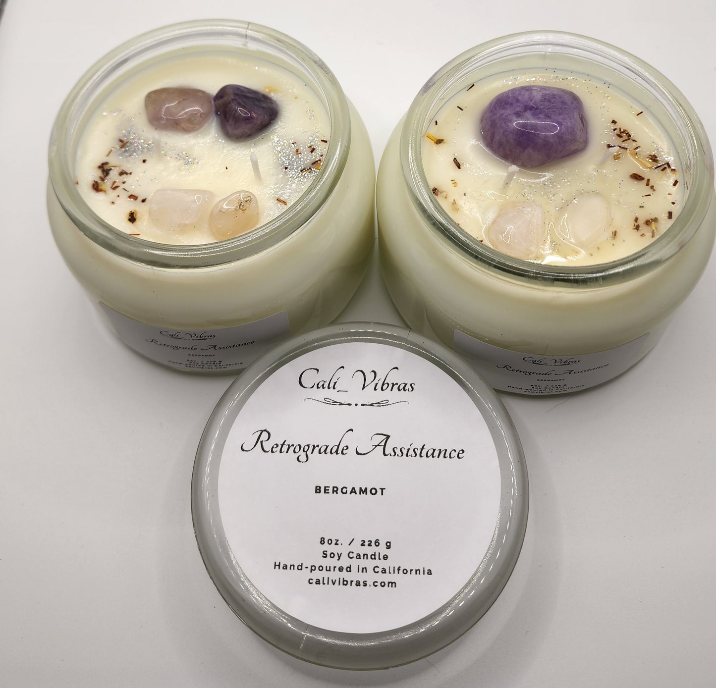 Retrograde Assistance (Amethyst and Rose Quartz)