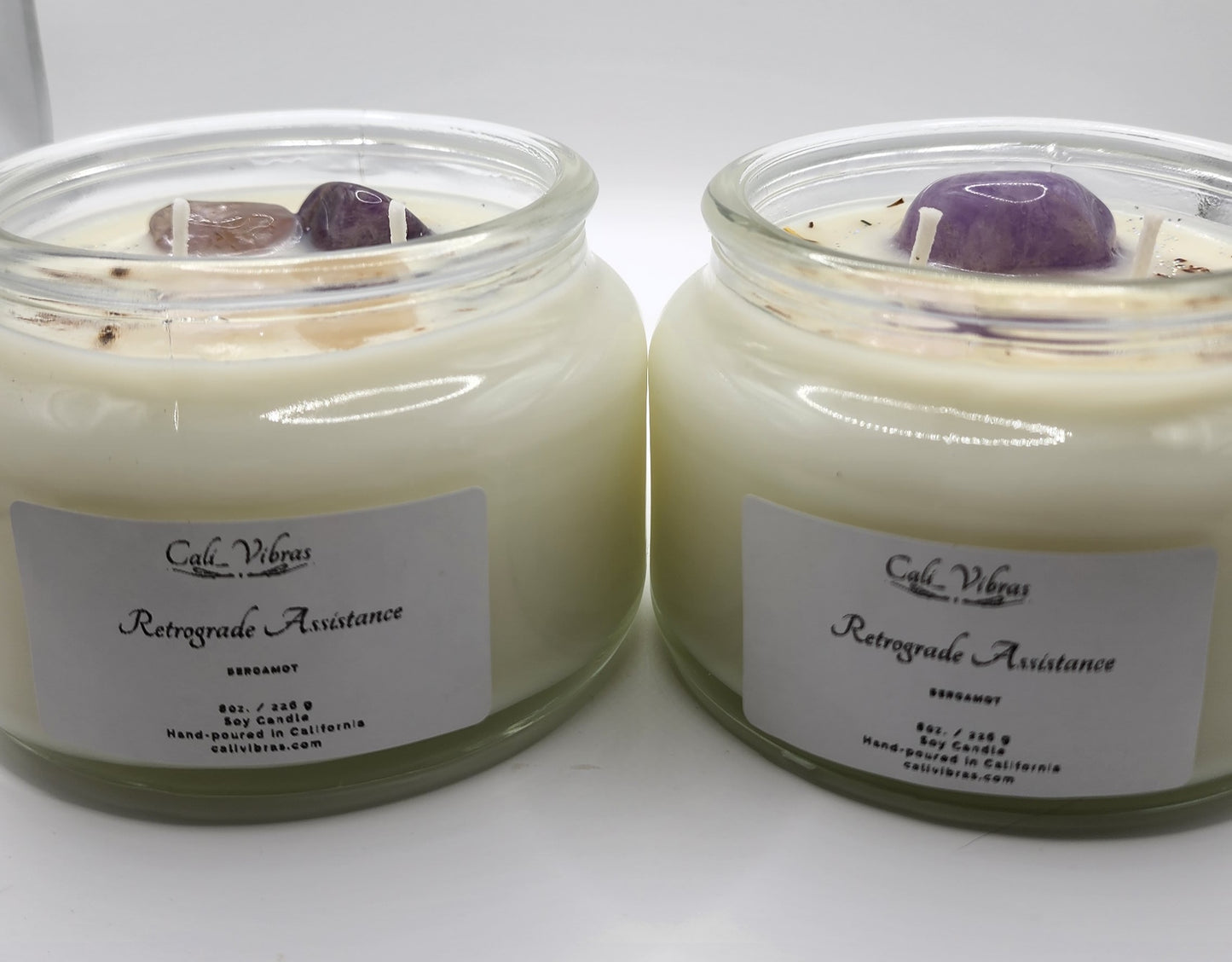 Retrograde Assistance (Amethyst and Rose Quartz)