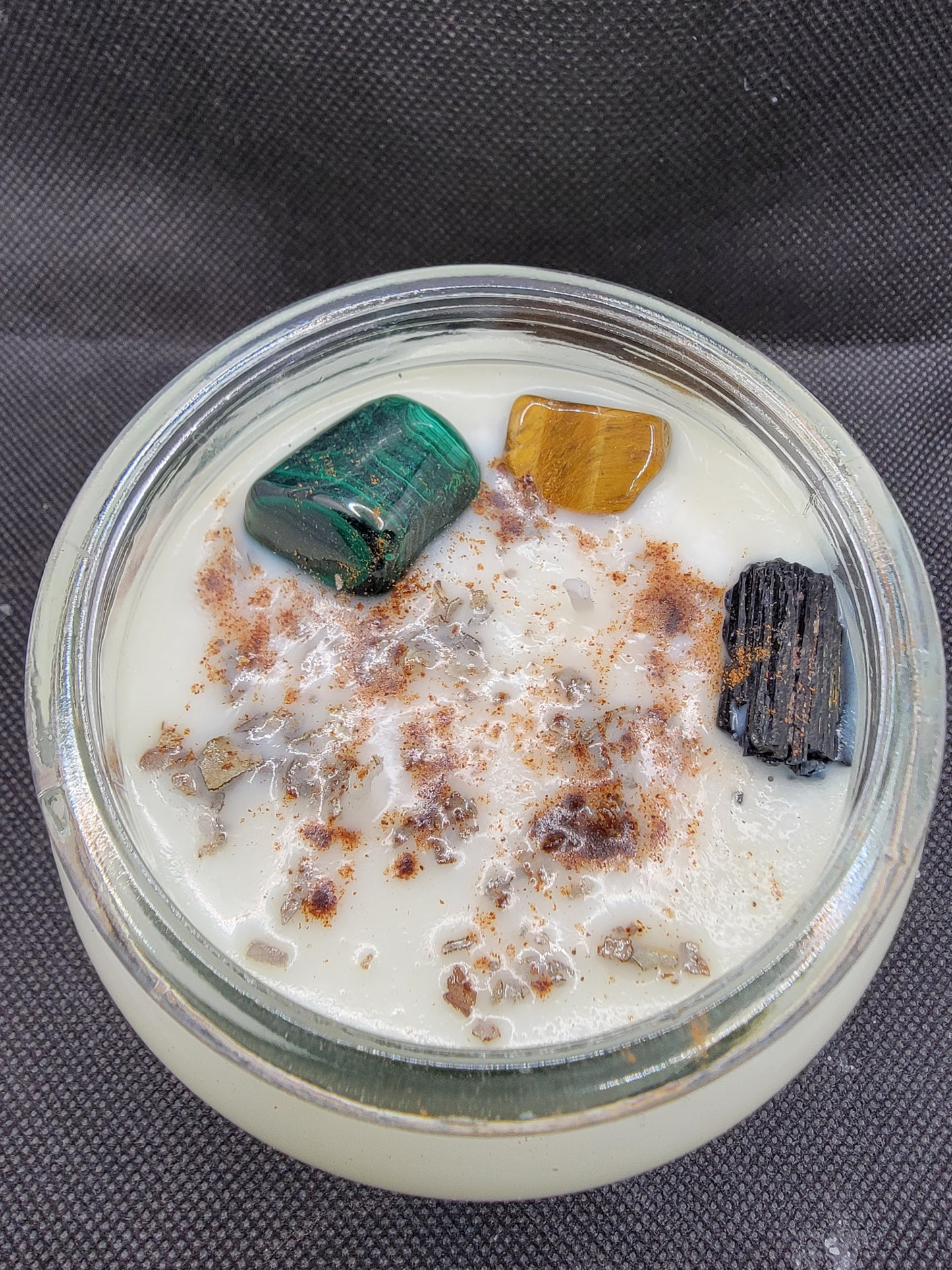 Divine Masculine Crystal Candle